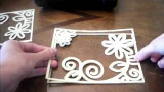 How to Make your Own Embossing Plate  Folders [upl. by Sirmons757]