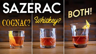 History of the Sazerac  Cognac or Whiskey Cocktail [upl. by Jonny]