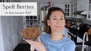 How to Cook SPELT in the Instant Pot  WFPB Instant Pot Recipe Spelt Berries [upl. by Eiblehs6]