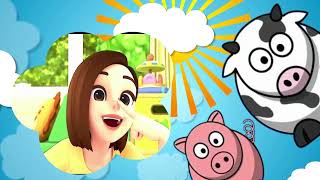 Quack Moo Oink  ANIMAL SONG  NURSERY RHYMES [upl. by Ybsorc280]