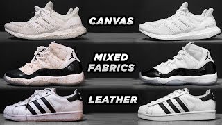 HOW TO CLEAN EVERY TYPE OF SNEAKER  My Process [upl. by Anitneuq]