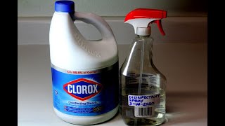 home made disinfectant spray 101 [upl. by Aldarcy]