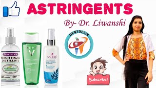 ASTRINGENTS  Pharmacology Lecture [upl. by Ainavi857]