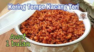 Kering Tempe Kacang Teri Awet 1 bulan Buat Pelengkap Nasi Kuning Nasi Uduk dll [upl. by Lustick]