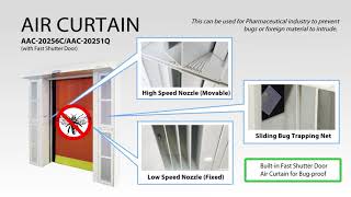 Airtech System CO LTD ATS Air Curtain 防蟲空氣幕 [upl. by Harbard]