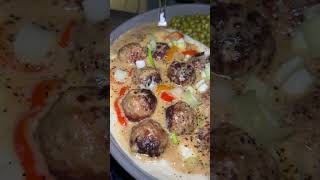 Swedish meatballs tonight superreese food foodie [upl. by Swee]