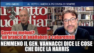 Elezioni USA Travaglio e Montanari Harris Pericolo 3° guerra mondiale Trump simile a Berlusconi [upl. by Akkim]