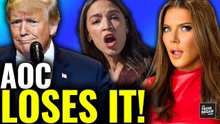 AOC FLIPS Out After Trump’s NYC Rally Trish Regan Responds [upl. by Eznyl]