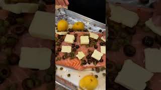 A Chefd Up Salmon chefdup evoo anthonycaliendo ididitmyway 80sfreestyle italianstyle [upl. by Esojnauj]