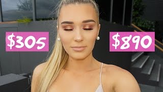 Half Face High End VS Half Face Drugstore  DUPE ALERT [upl. by Humble]