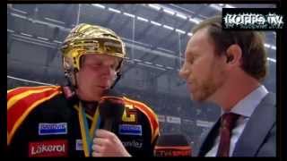 SMGULD BRYNÄS 2012 Intervju Jakob Silfverberg efter matchen [upl. by Auqinal]