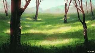 Photoshop Woods and Forest Painting [upl. by Leigha118]