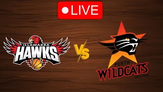 🔴 Live Illawarra Hawks vs Perth Wildcats  Live Play By Play Scoreboard [upl. by Ahseiuqal419]