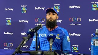 Beltway SA20 MI Cape Town batting coach Hashim Amla on Dewald Brevisbatting line up [upl. by Enos]