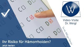 Selbsttest🖊 Habe ich schlimme Hämorrhoiden  Jucken und brennen im Po  sogehtgesund Test4 [upl. by Syst913]