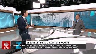 Zone économie  Entrevue avec le PDG du Port de Montréal [upl. by Zink]