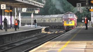 quotThe Mazey Day Cornishmanquot with D1015quotWestern Championquot through newton abbot 28062014HD [upl. by Ehtyaf]