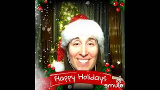 Christmas Vacation Movie Theme Song Smule Cover by SingerMamaSF Holidays [upl. by Nadbus]