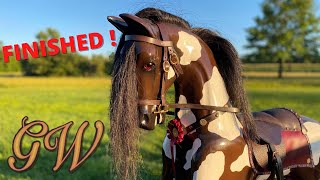 How To Build AND Carve a Large Victorian CAROUSEL ROCKING HORSE FINISHED [upl. by Jacob]