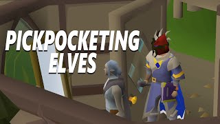 Pickpocketing Elves  OSRS Money Making Method 2020 [upl. by Ruthann]