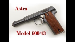 Astra Model 60043 Disassembly [upl. by Siulesoj838]