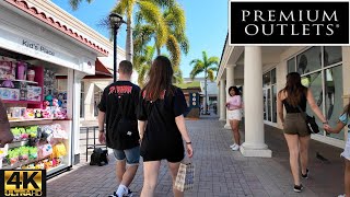 ORLANDO Premium Outlets  Food Court 4K Orlando Shopping Mall [upl. by Ahsieat]