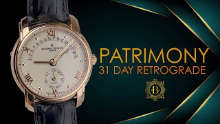 Vacheron Constantin Patrimony 31 Day Retrograde 47245000R8775 [upl. by Sjoberg690]