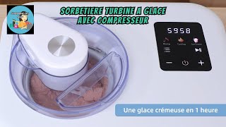 Sorbetiere Turbine a Glace au meilleur prix [upl. by Eidas989]