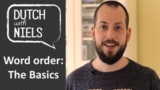 Learn Dutch Word order The basics of building a sentence  with Niels [upl. by Kcirderf587]