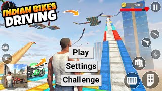 TRYING GAMES LIKE INDIAN BIKE DRIVING 3D😨 INDIAN BIKE DRIVING 3D 3 [upl. by Carmita392]