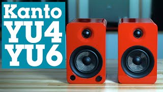 Kanto YU4 amp YU6 powered stereo speakers with Bluetooth  Crutchfield [upl. by Luar]