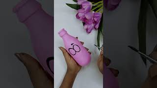 Chikki ya Cartoon na Draw panalam Vanga chellakutties 😻Glass bottle reuse idea 💡shorts viral [upl. by Annayrb840]