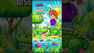 rhymes The Crocodile  Fun amp Friendly Poem for Kids  Animal Poems for Children [upl. by Topping]