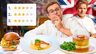 Chef Reviews amp Ranks GORDON RAMSAY’S Restaurants [upl. by Latnahc]