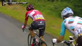 De Gendt and Domonts attacks  Critérium du Dauphiné 2017 [upl. by Unam960]