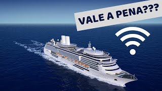 A INTERNET NO NAVIO DE CRUZEIRO vale a pena comprar um pacote a bordo [upl. by Navek]