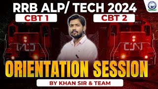 Orientation Session  RRB ALP  TECH 2024  CBT1 CBT2  By Khan Sir alptechnician rrb khansir [upl. by Flanigan]