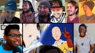 One Punch Man  Saitama Vs Genos Reactions Mashup [upl. by Eylk257]