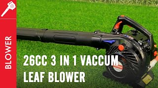 【Leaf Blower】26cc 3 in 1 Vaccum Leaf Blower [upl. by Attoynek]