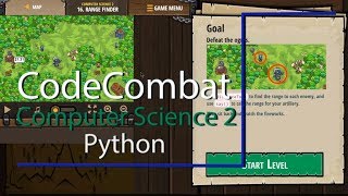 CodeCombat  Level 16 Range Finder Computer Science 2 Python [upl. by Orodoet]