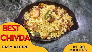 Best 30 Minut Poha Chivda Recipe EVER  You Must Cook [upl. by Ahsinrev]