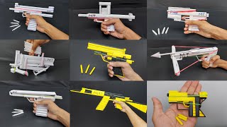 My All Paper Guns That Shoots Paper Bullets  How To Make Paper Guns Easy Tutorials  Mad Times [upl. by Otreblanauj]