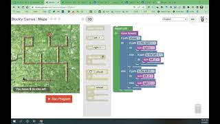 Blockly Games Maze L10 [upl. by Alburg868]