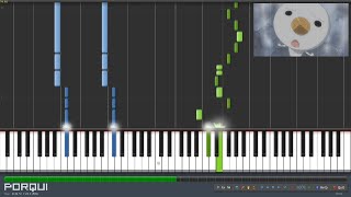 Fairy Tail Opening 1  Snow Fairy Piano Synthesia [upl. by Sheley]