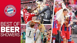 7 Championships 7 Beer Showers  Best of FC Bayern [upl. by Kelula547]