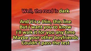 Travis Tritt  Tougher Than The Rest No More Looking Over My Shoulder karaoke by request [upl. by Lindeberg384]