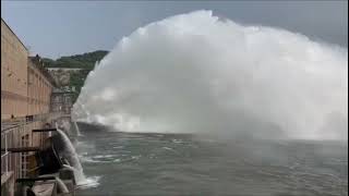 Penstock relief valve water release while power house shutdown [upl. by Casmey]