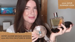 Estee Lauder Bronze Goddess 2020 Review amp Swatches [upl. by Aninotna201]