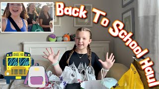 Leahs Back To School Vlog and Haul [upl. by Eenat]