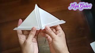 How to Make a Paper Airplane is very easy  DIY Paper craft [upl. by Constantine]